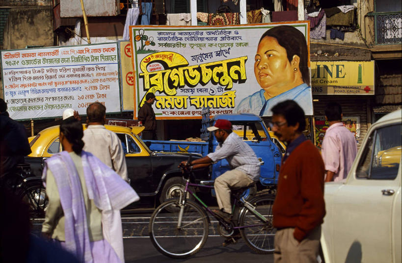 横图,城市,道路,建筑,街道,路,公路,印度,亚洲,房屋,交通,运输,摄影,住房,紧迫,加尔各答,马路,彩图