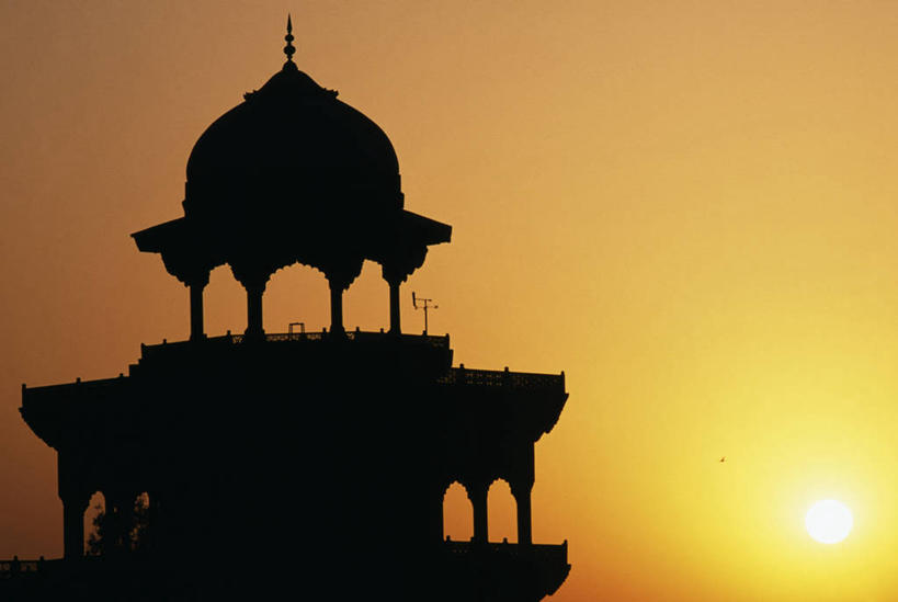 无人,横图,旅游,日落,建筑,泰姬陵,印度,亚洲,行人,游客,游人,符号,历史,路人,旅客,尺,摄影,宗教,伊斯兰教,剪影,阿格拉,灵性,过客,彩图,旅行,爱