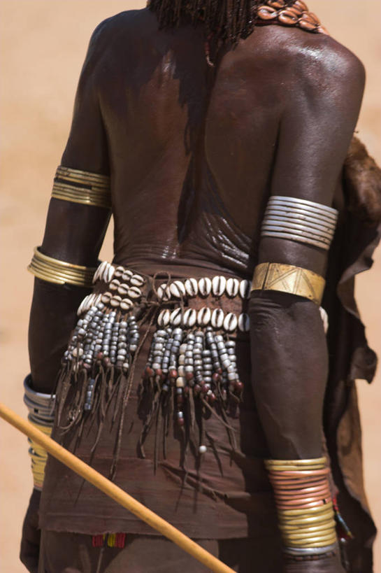 一个人,竖图,非洲,埃塞俄比亚,摄影,奥莫低谷,彩图,传统文化