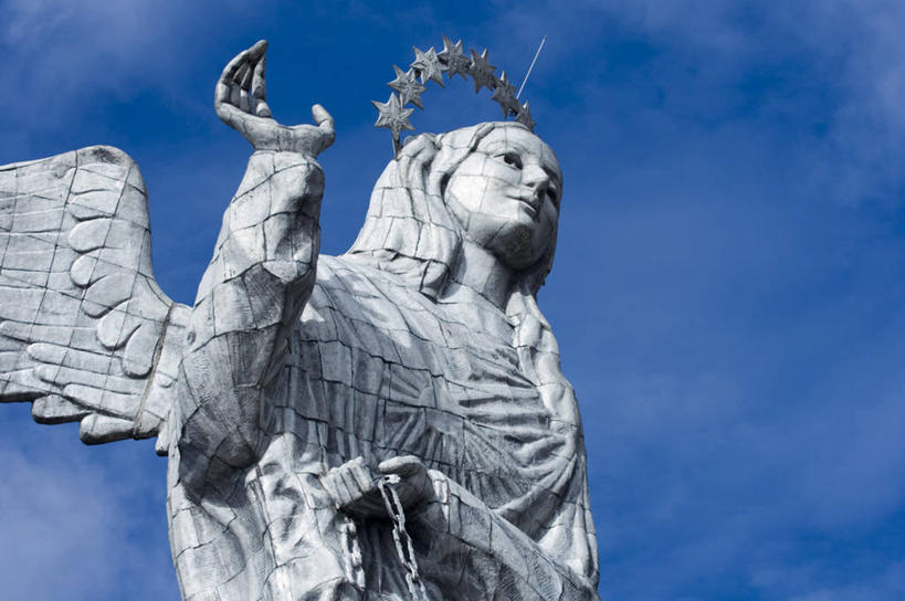 无人,横图,城市,厄瓜多尔,雕像,首都,南美,摄影,拉丁美洲,基多,美国人,彩图