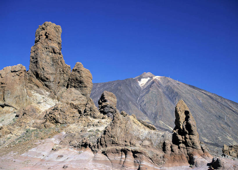 无人,横图,室外,火山,山,西班牙,摄影,加那利群岛,特内里费岛,大西洋群岛,彩图