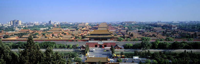 无人,故宫,横图,全景,室外,天际线,北京,亚洲,首都,摄影,中国文化,彩图