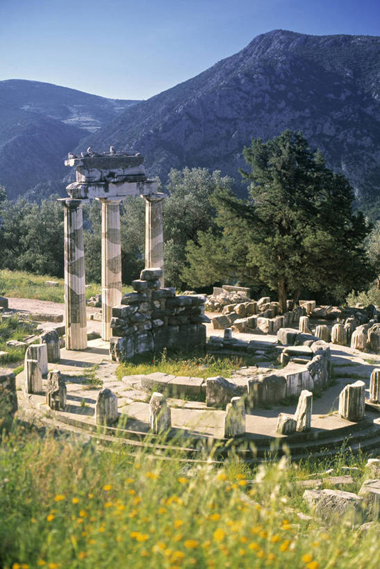 无人,竖图,希腊,欧洲,摄影,希腊共和国,彩图,德尔菲