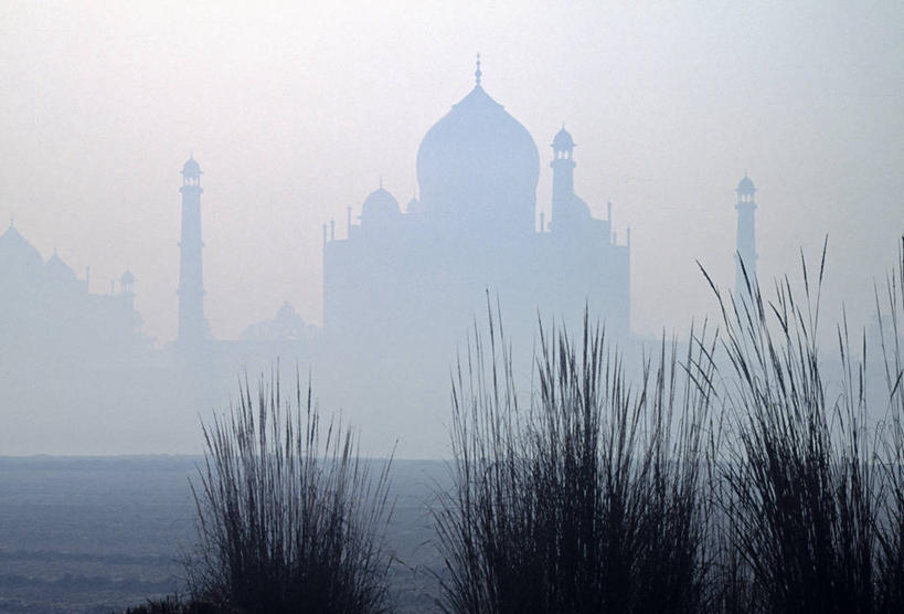 无人,横图,泰姬陵,印度,亚洲,摄影,阿格拉,北方邦,彩图