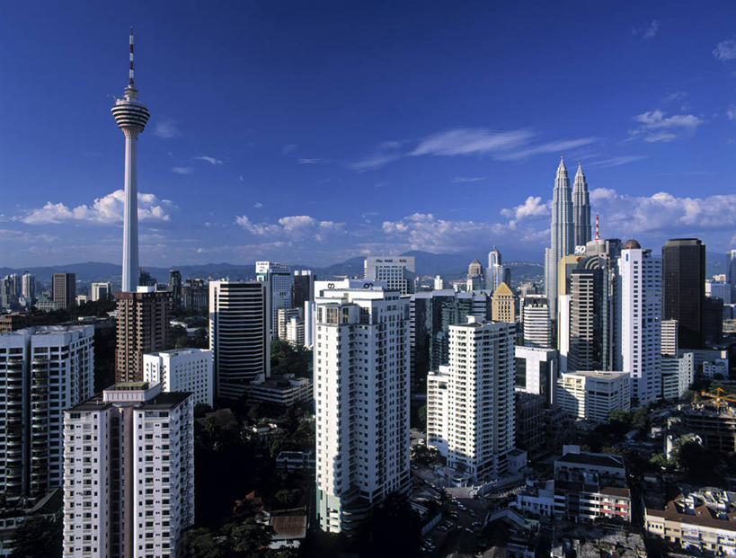无人,横图,室外,天际线,城市,马来西亚,亚洲,首都,摄影,东南亚,吉隆坡,彩图