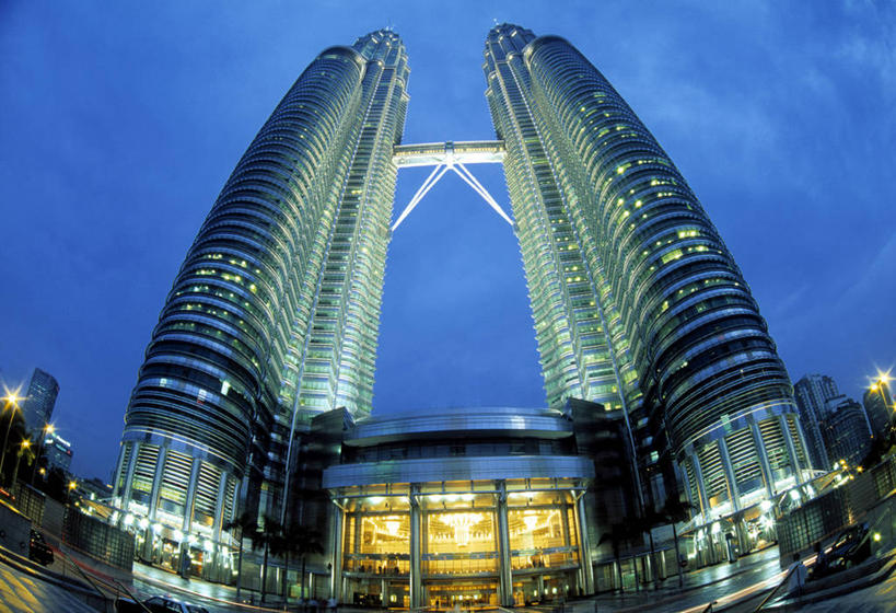 无人,横图,马来西亚,亚洲,首都,摄影,建造,东南亚,双子塔,吉隆坡,双子星塔,吉隆坡石油双塔,吉隆坡双子星塔,佩重纳斯大厦,马来西亚联邦,彩图,双峰塔,马来文化