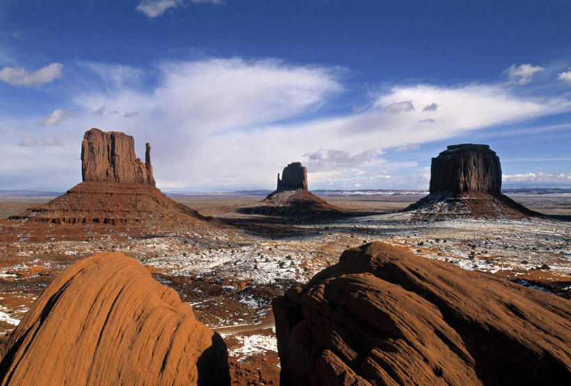 无人,横图,美国,地形,摄影,北美,纪念碑山谷,犹他,彩图