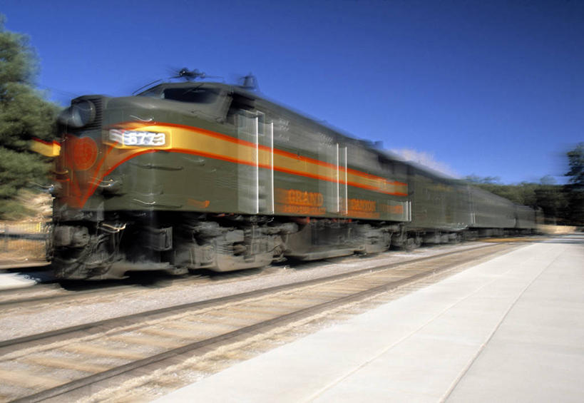 无人,横图,火车,美国,摄影,亚利桑那,北美,机车,彩图