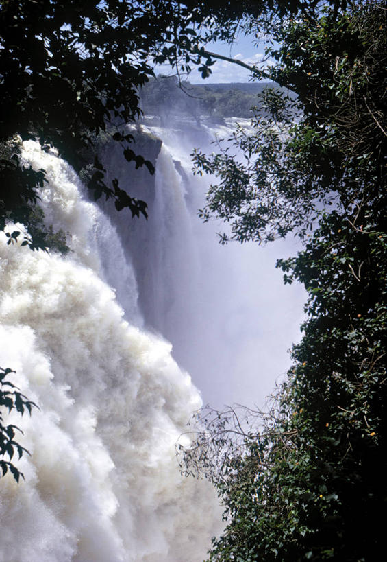 无人,竖图,室外,瀑布,非洲,津巴布韦,摄影,赞比西河,维多利亚瀑布,魔鬼瀑布,彩图