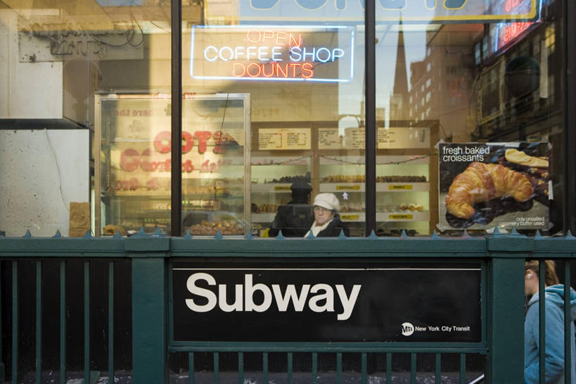 横图,城市,纽约,美国,曼哈顿,摄影,北美,美国人,彩图,熟食店