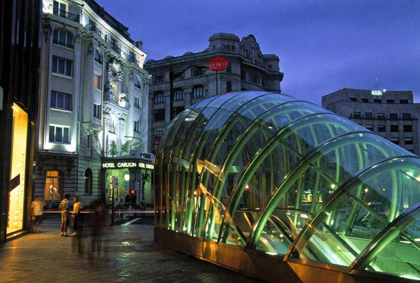 横图,西班牙,欧洲,地铁站,北,摄影,巴斯克自治区,毕尔巴鄂,比斯开省,彩图,旅行