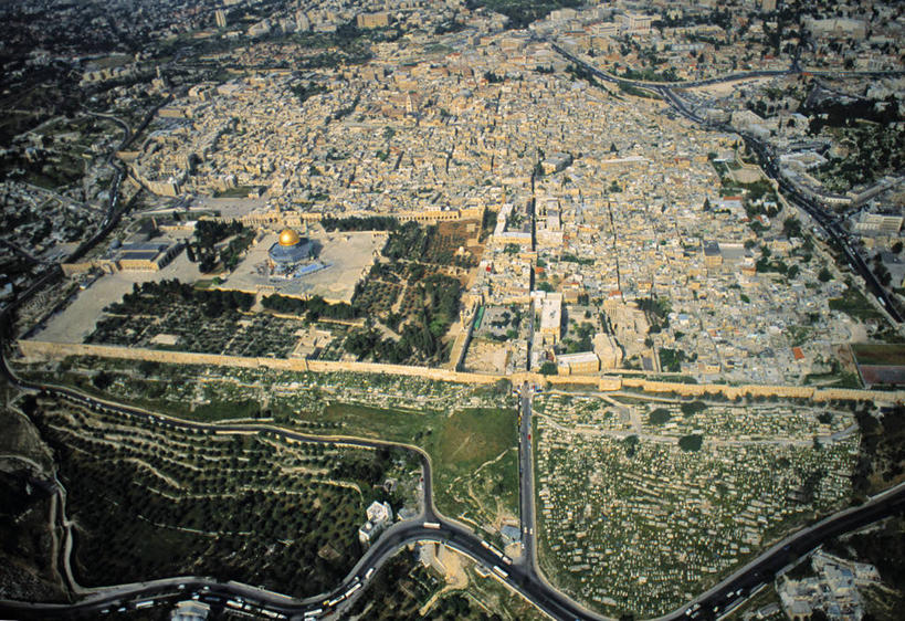 无人,横图,俯视,航拍,以色列,古城,首都,摄影,中东,鸟瞰,耶路撒冷,彩图,高角度拍摄,旅行