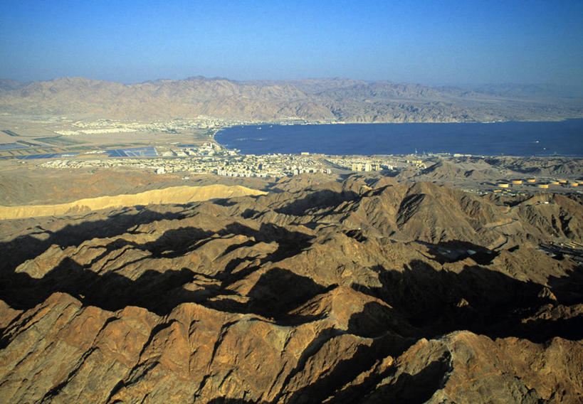 无人,横图,俯视,航拍,以色列,摄影,中东,鸟瞰,红海,伊拉特,彩图,高角度拍摄,旅行