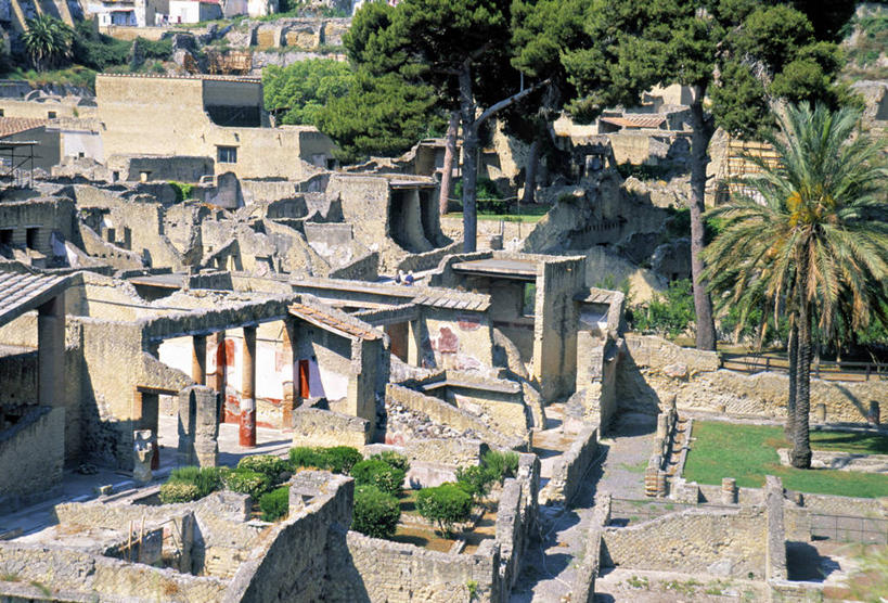 无人,横图,意大利,欧洲,废墟,摄影,考古学,意大利文化,坎帕尼亚,那不勒斯湾,赫库兰尼姆,彩图,旅行