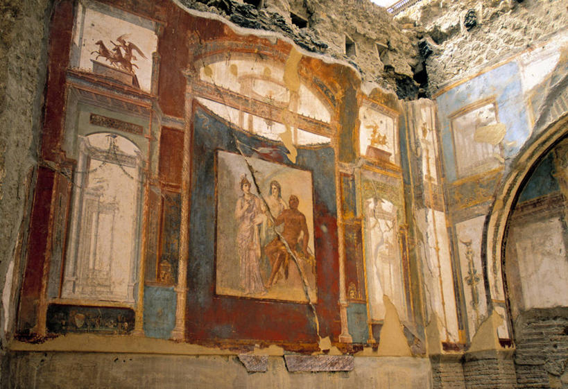 无人,横图,意大利,欧洲,废墟,摄影,考古学,意大利文化,坎帕尼亚,那不勒斯湾,赫库兰尼姆,彩图,旅行