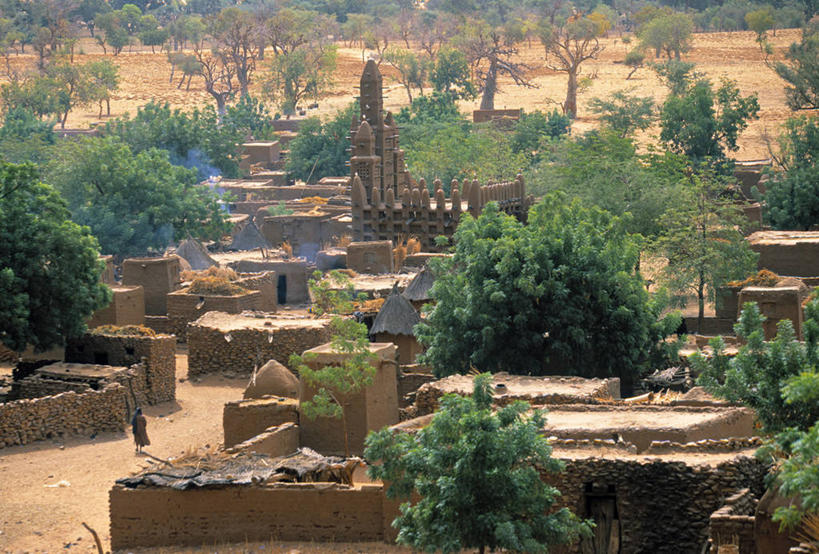 无人,横图,非洲,马里,乡村,摄影,西非,彩图,旅行