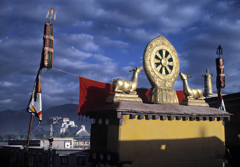 无人,横图,亚洲,首都,拉萨,摄影,西藏自治区,彩图,旅行