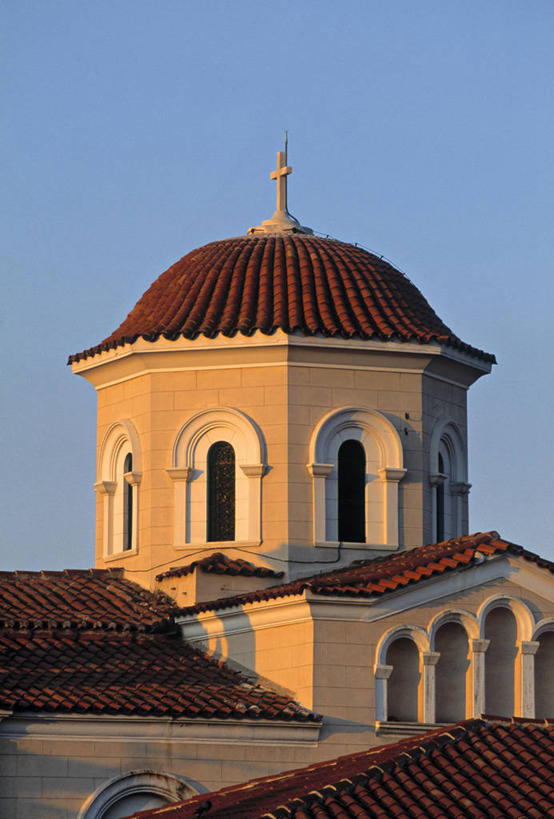 无人,教堂,竖图,希腊,欧洲,首都,摄影,彩图,旅行