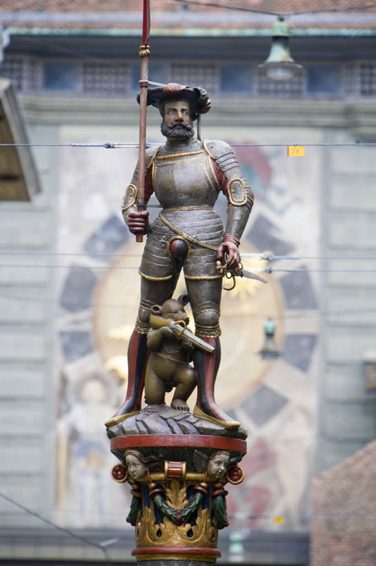 无人,竖图,城市,喷泉,瑞士,欧洲,装饰,首都,钟塔,伯尔尼,摄影,西欧,彩图