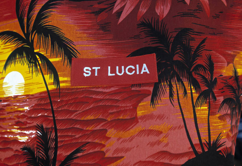 无人,横图,加勒比海,圣卢西亚,岛,纪念品,大西洋,摄影,热带气候,彩图,旅行