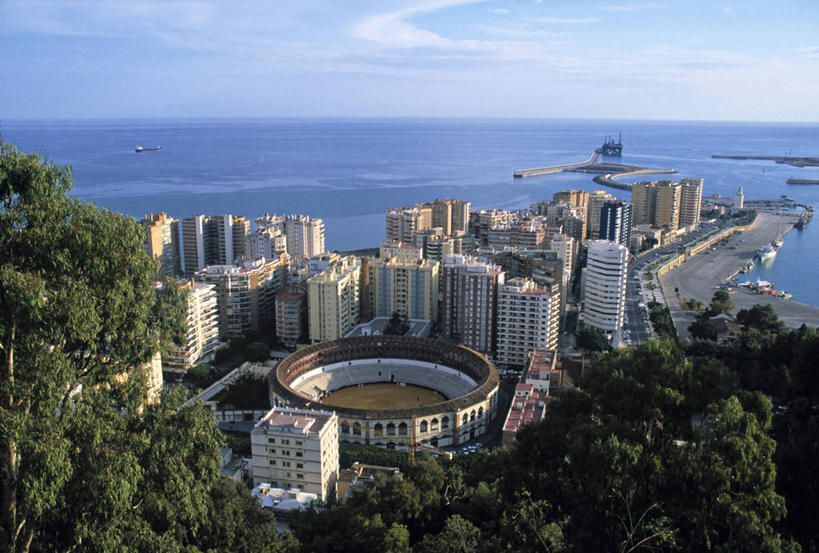 无人,横图,西班牙,欧洲,斗牛场,摄影,安达路西亚,马拉加省,彩图