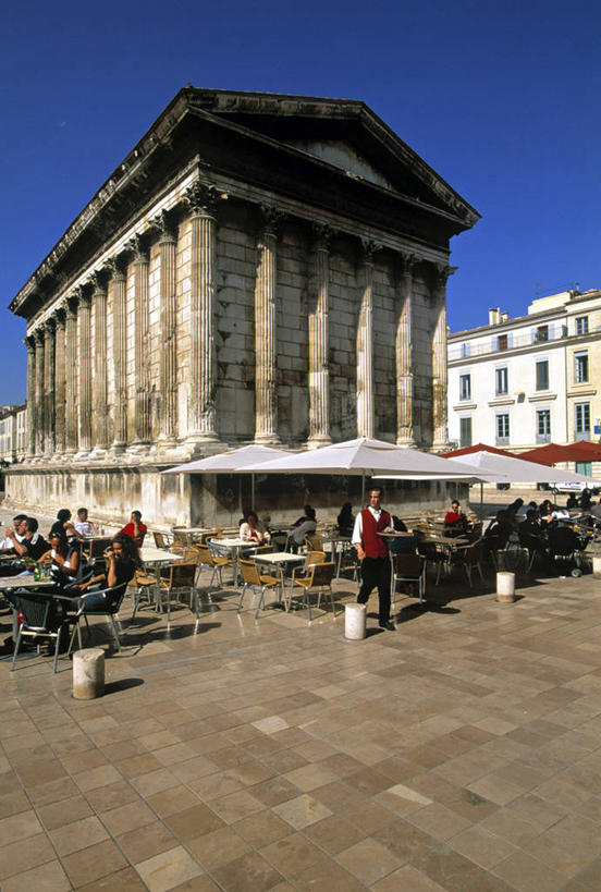 竖图,法国,欧洲,摄影,普罗旺斯,尼姆,彩图