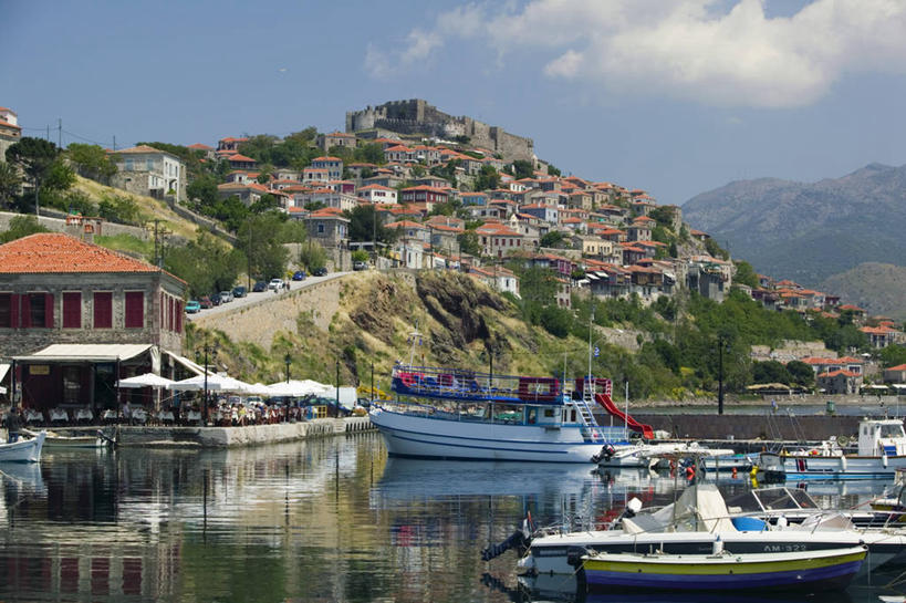 无人,横图,希腊,欧洲,城堡,摄影,西欧,地中海文化,南欧,希腊文化,爱琴海群岛,莱斯博斯岛,彩图