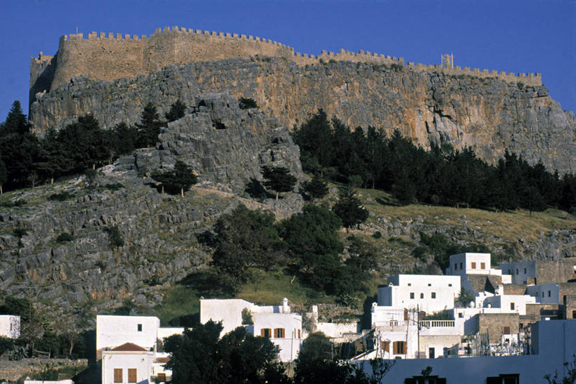 无人,横图,希腊,摄影,林多斯,多德卡尼斯群岛,雅典卫城,彩图