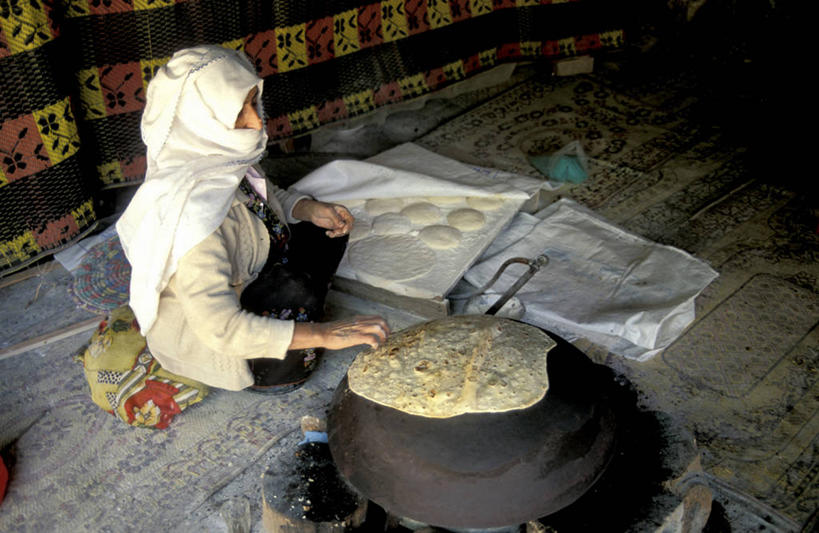 面包,一个人,横图,沙漠,以色列,摄影,中东,内盖夫,彩图