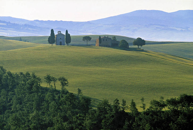 无人,横图,意大利,欧洲,地形,摄影,托斯卡纳区,皮恩札,彩图