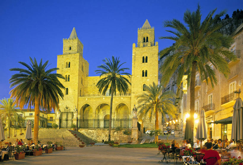 无人,横图,意大利,欧洲,摄影,西西里,彩图,大教堂