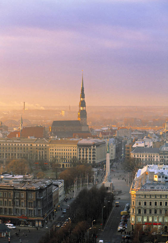 无人,竖图,室外,天际线,拉脱维亚,首都,摄影,里加,彩图,波罗的海三国