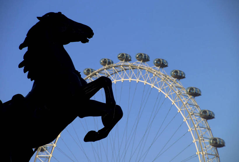 无人,横图,雕塑,英国,欧洲,雕像,首都,英格兰,伦敦眼,车轮,摄影,英国文化,彩图,旅行,千禧年