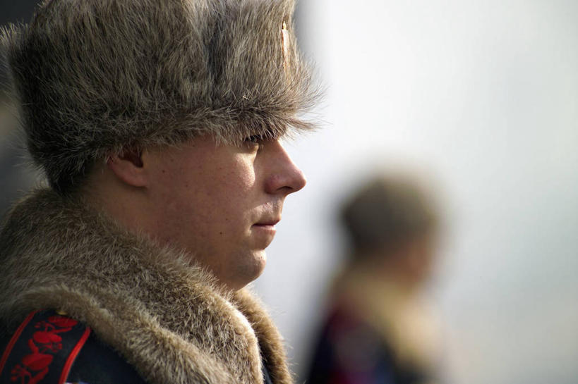 一个人,横图,制服,欧洲,军事,城堡,冬天,首都,盒子,摄影,保护,政府,军服,东欧,捷克共和国,军队,布拉格,彩图,旅行