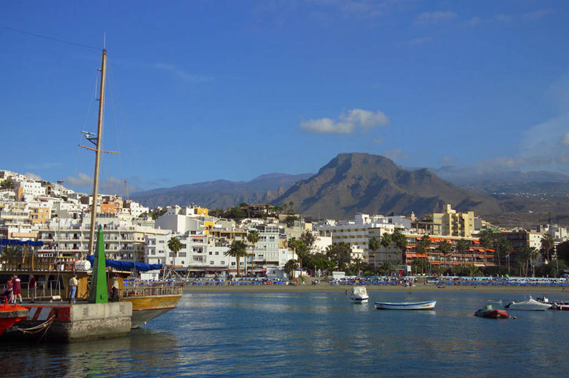 无人,横图,西班牙,摄影,加那利群岛,特内里费岛,大西洋群岛,彩图,旅行,海港