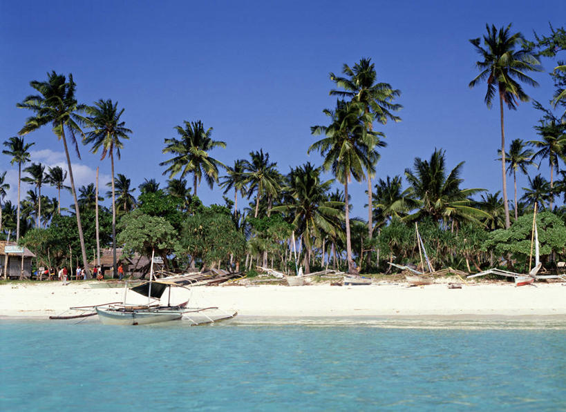 无人,横图,室外,棕榈树,菲律宾,亚洲,摄影,海滩,彩图,旅行