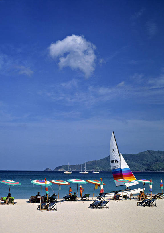 竖图,泰国,亚洲,普吉岛,摄影,彩图,旅行,帕通海滩