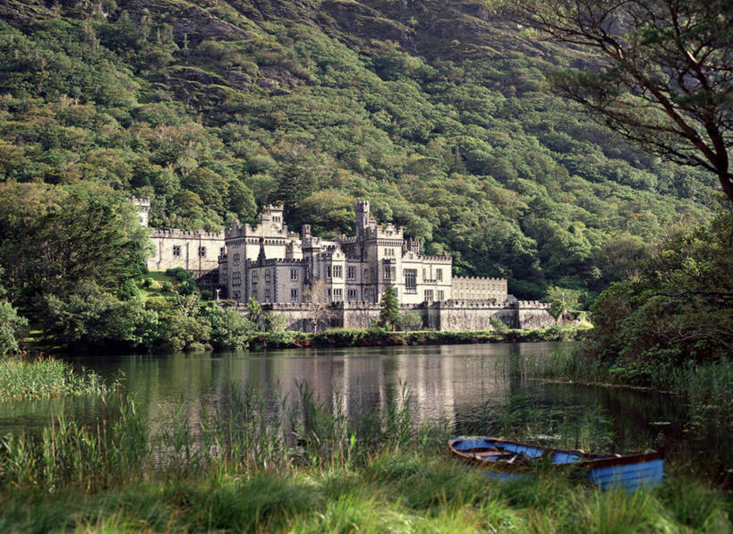 无人,横图,爱尔兰,欧洲,摄影,凯利莫修道院,彩图,旅行,高维郡