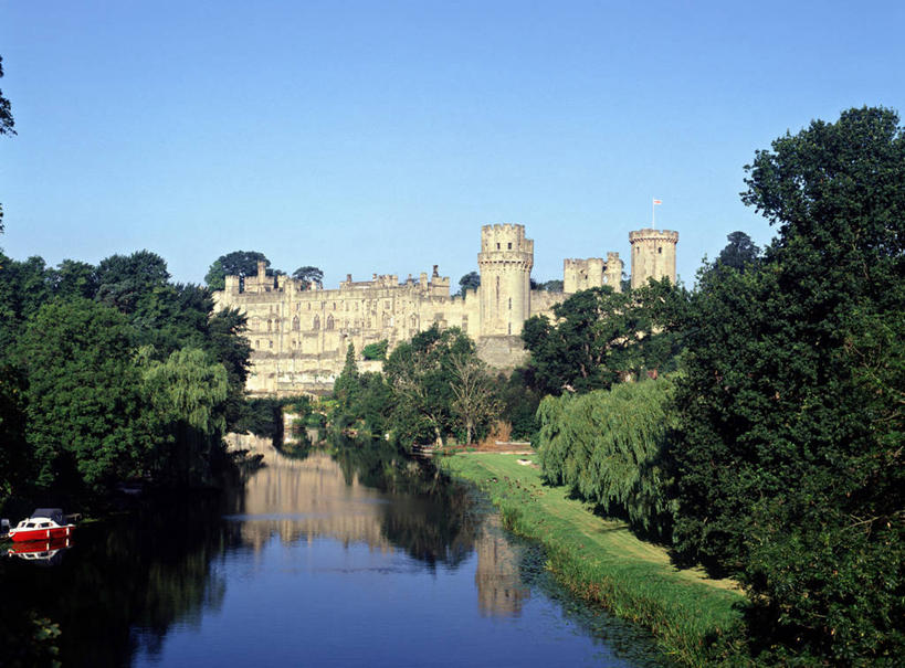 无人,横图,英国,欧洲,英格兰,摄影,沃里克城堡,彩图,旅行,沃里克郡