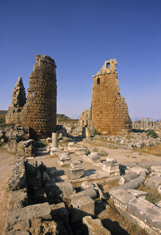 无人,竖图,欧洲,亚洲,废墟,摄影,地中海,彩图,旅行