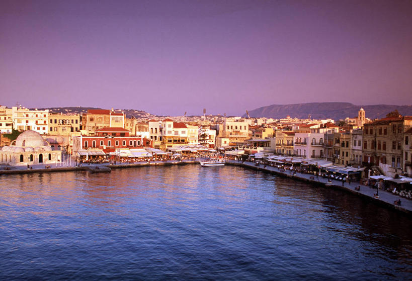 无人,横图,室外,城市,希腊,欧洲,古城,摄影,克里特岛,干尼亚,彩图,旅行,海港