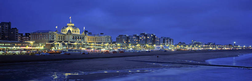 无人,横图,全景,室外,夜晚,欧洲,荷兰,蓝色,赌场,摄影,海滩,彩图,旅行,斯海弗宁恩