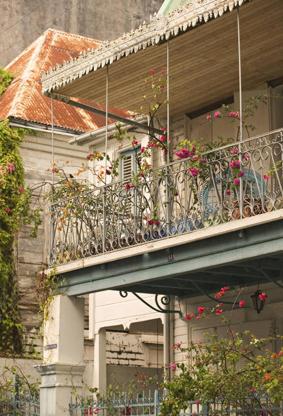 无人,竖图,阳台,岛,摄影,拉丁美洲,瓜德罗普岛,彩图,法国海外领土