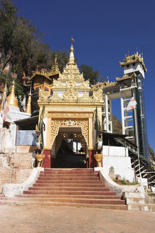 竖图,室内,电梯,缅甸,亚洲,摄影,东南亚,掸邦,彩图