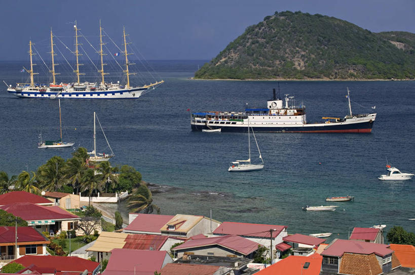 无人,横图,岛,摄影,拉丁美洲,瓜德罗普岛,彩图,法国海外领土