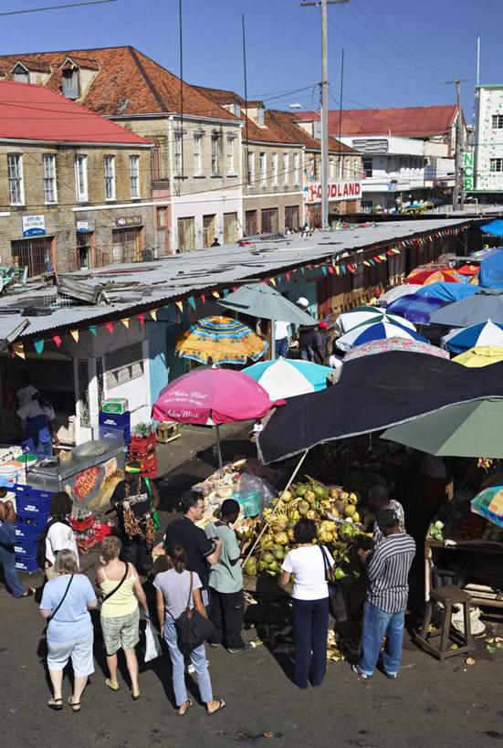 竖图,格林纳达,岛,市场,摄影,拉丁美洲,彩图