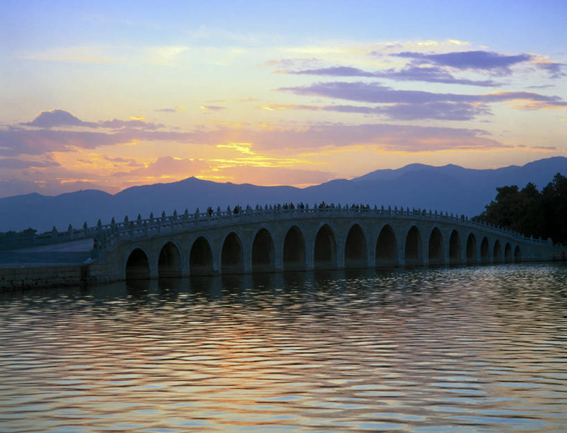 无人,横图,城市,北京,亚洲,首都,摄影,十七孔桥,彩图