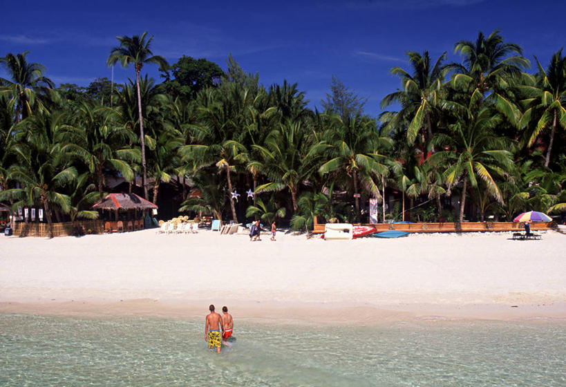 两个人,横图,室外,旅游,度假,菲律宾,亚洲,娱乐,享受,休闲,放松,摄影,热带气候,长滩岛,海滩,彩图,伴侣