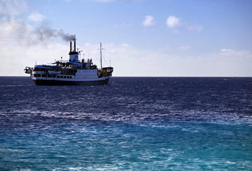 无人,横图,船,岛,摄影,拉丁美洲,彩图,大特克