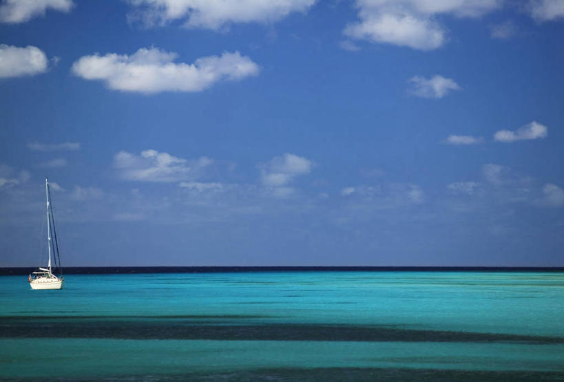 无人,横图,室外,海洋,船,岛,游艇,摄影,拉丁美洲,彩图,大特克